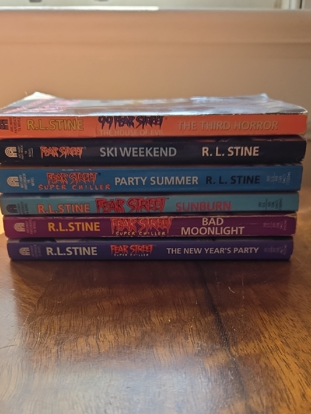 R.L. Stine Fear Street Book Stack - Lot Of 6